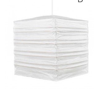 Rice Paper Shade Square White